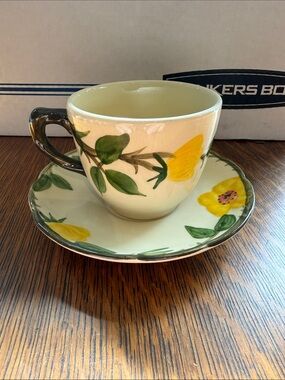 Franciscan Meadow Rose coffee cup / saucer price for 1  we have 8 more to sell